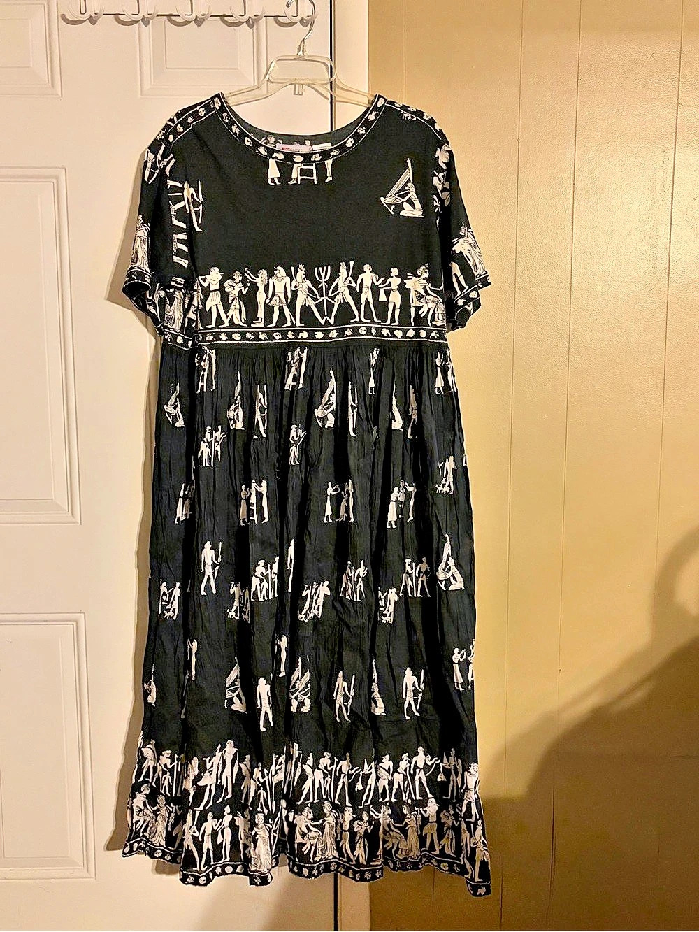 Woman Within Cotton Printed Maxi Dress Size Large NWT